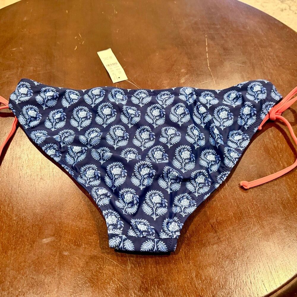 J Crew NWT size XXL blue swim bikini bottoms - Picture 3 of 5